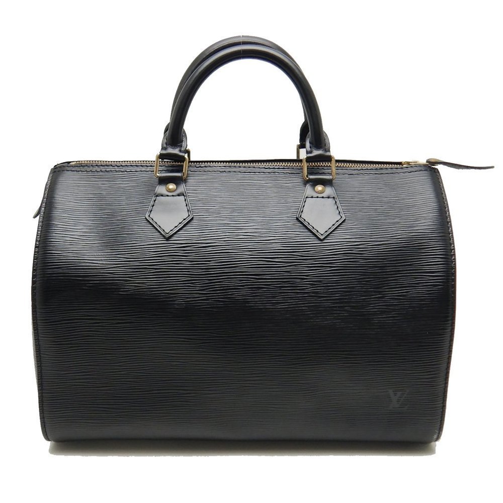 Louis Vuitton Epi Speedy 30 Handbag Noir